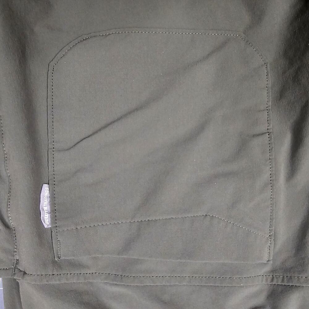 Duluth Trading Pants 42x30 Green Stretch Nylon Flexpedition Cargo Brown Workwear - Picture 10 of 16